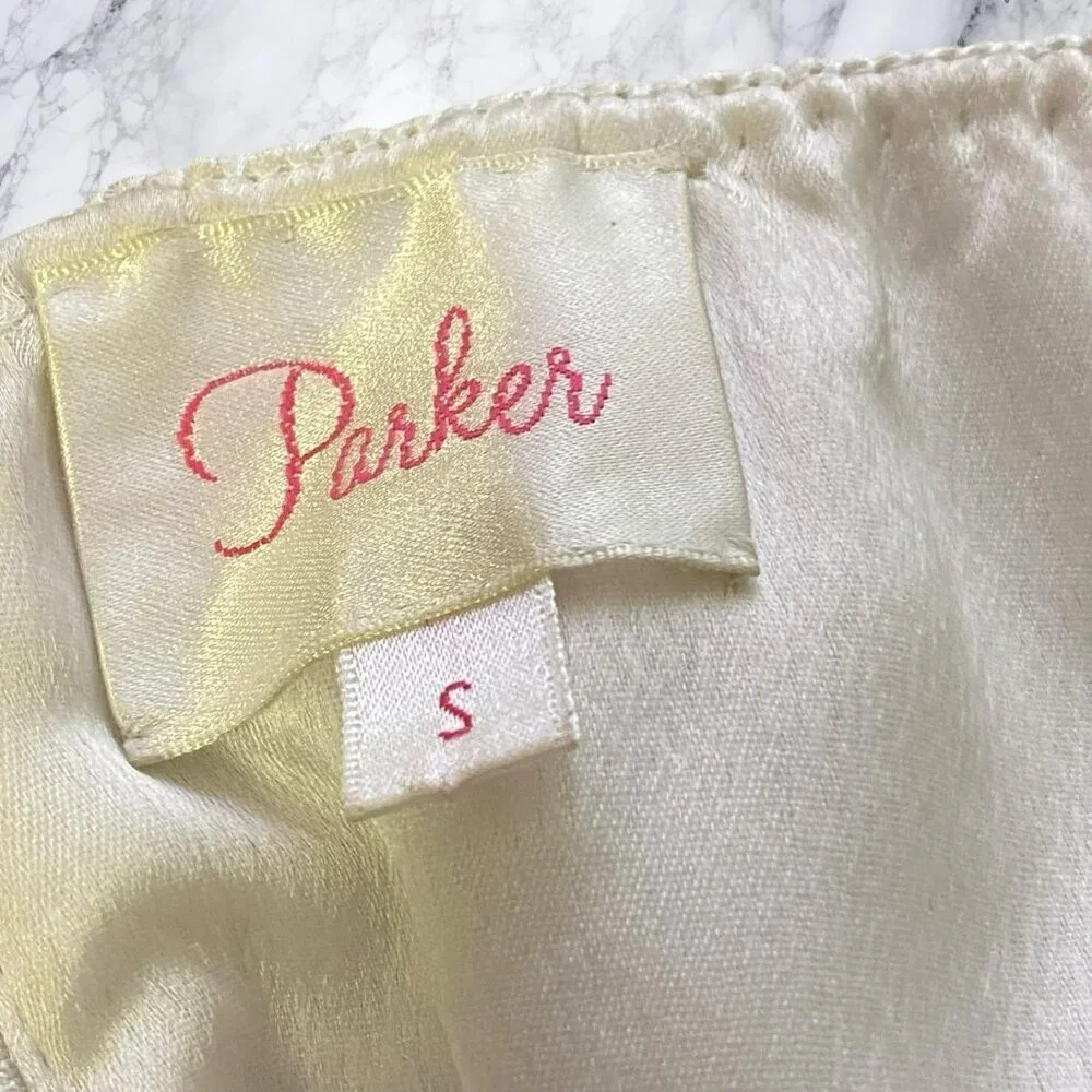Parker Embellished Sequin Mini Dress in Ivory